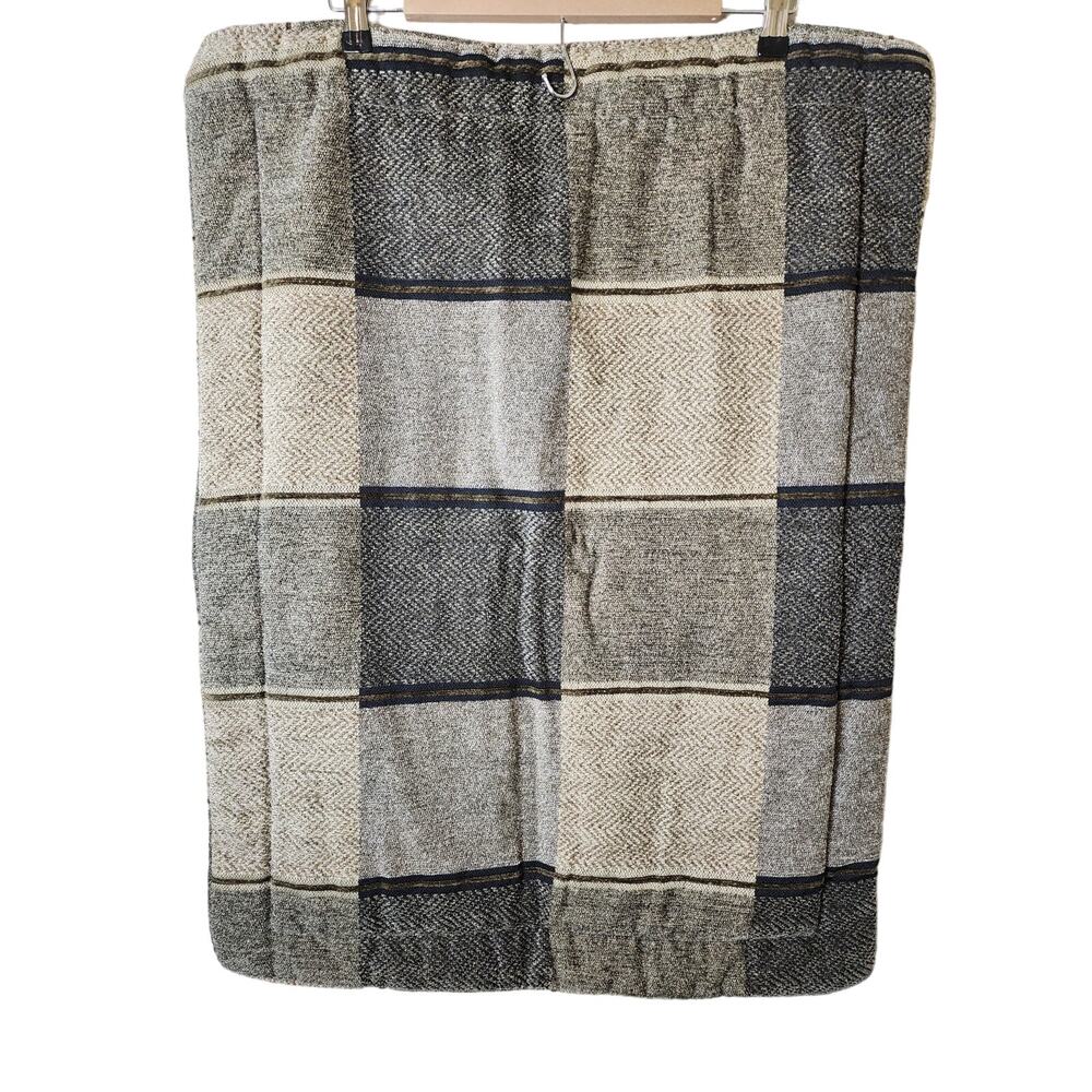 VERATEX Brown Tan Black Woven STANDARD Pillow Shams - Set of 2